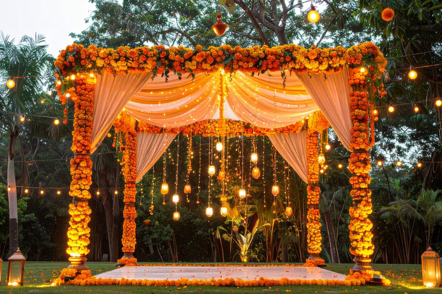 Haldi Ceremony Decorations in Patna, Bihar